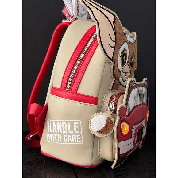 Loungefly Gremlins Gizmo Light-Up Headlights Mini Backpack NWT